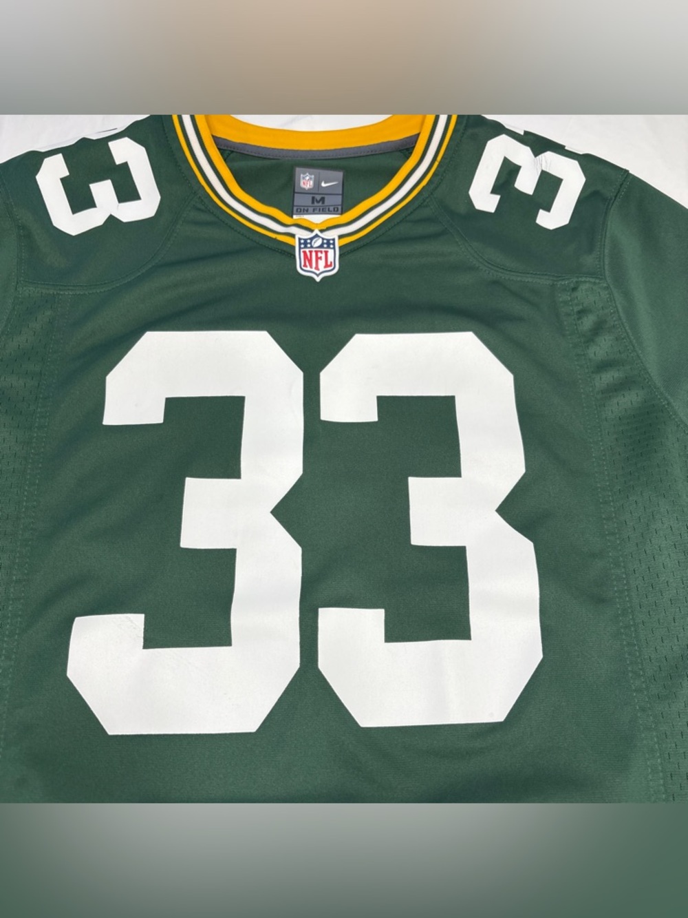 Nike NFL On Field Aaron Jones #33 Green Bay Packers Jersey Men’s Medium - Picture 3 of 10